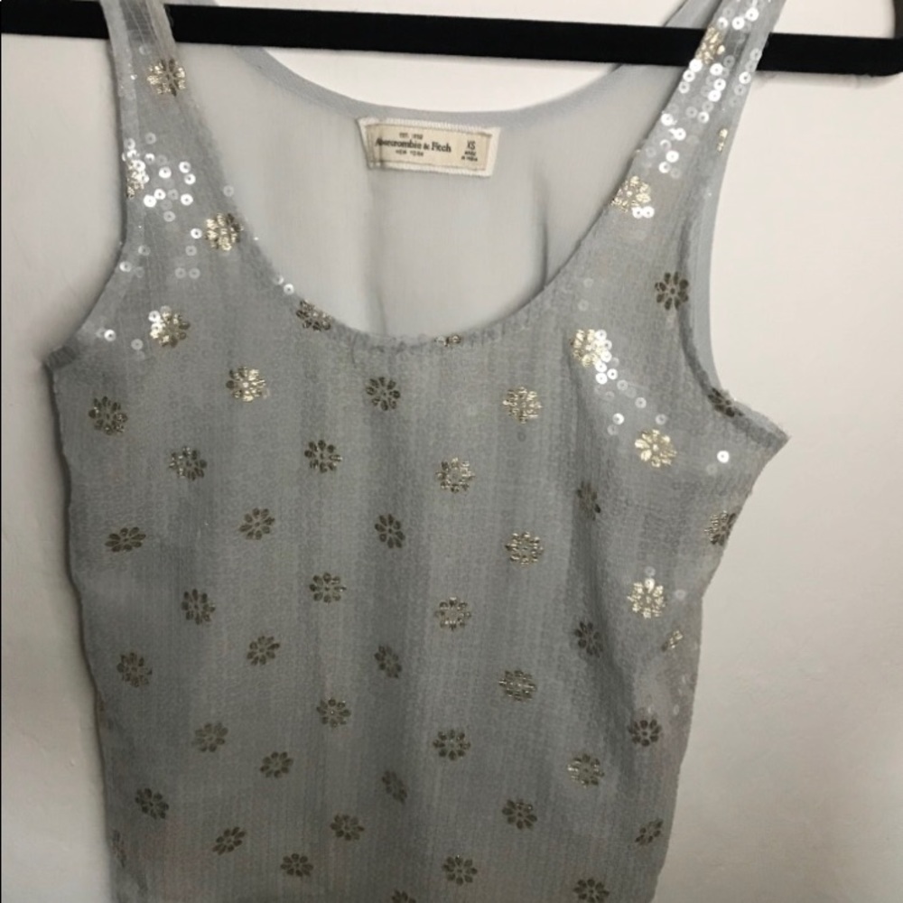 Abercrombie & Fitch sequined tank top